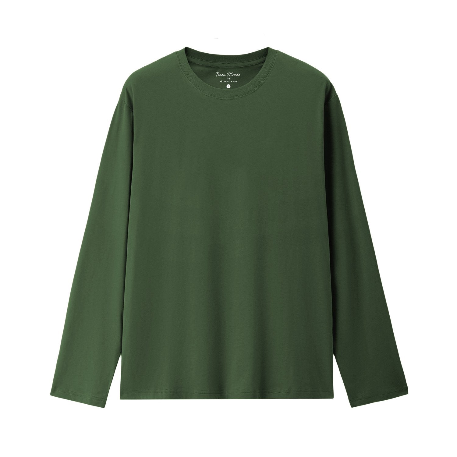 Men's Cotton Jersey Regular Crewneck Tee - Image 4