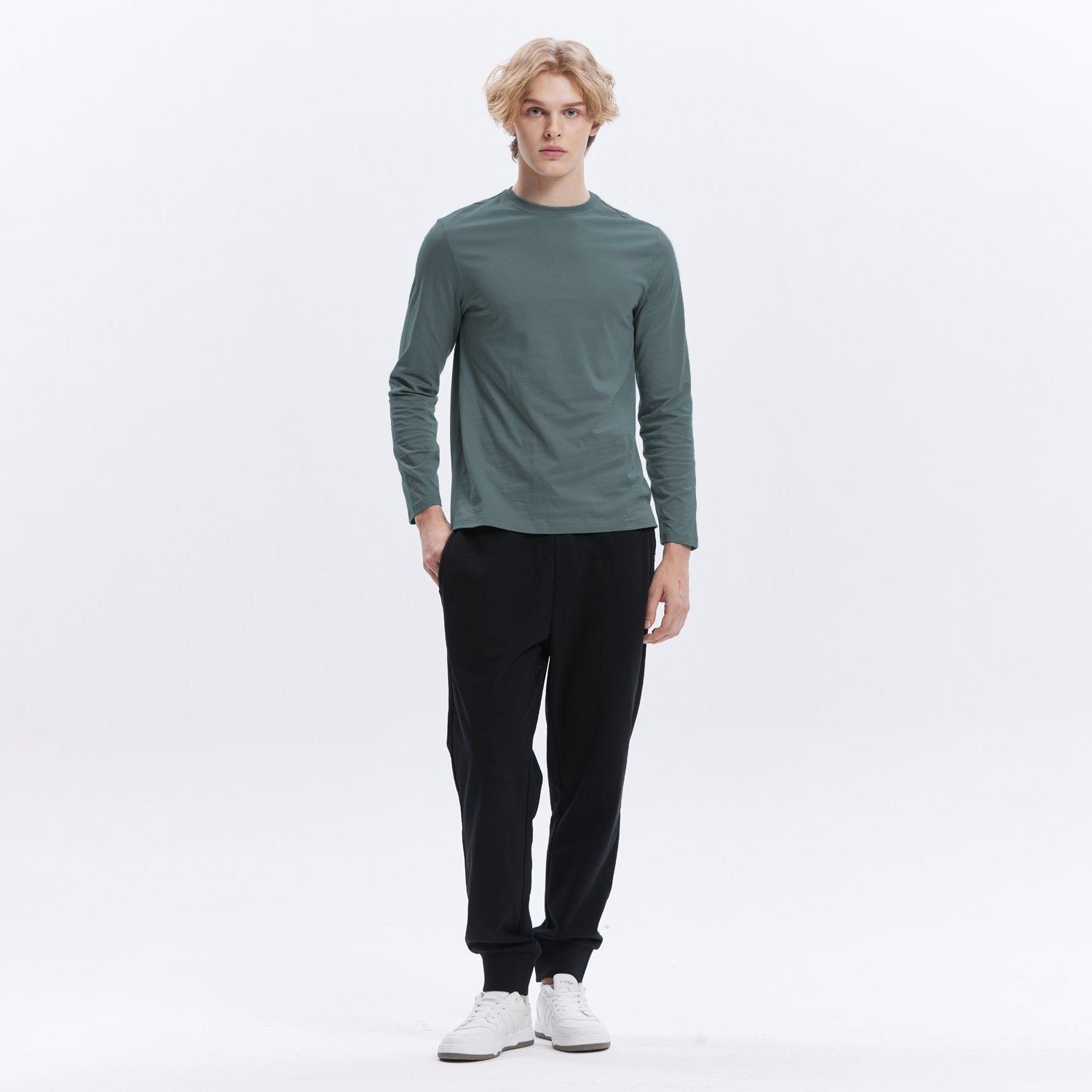 Men's Cotton Jersey Regular Crewneck Tee - Image 2