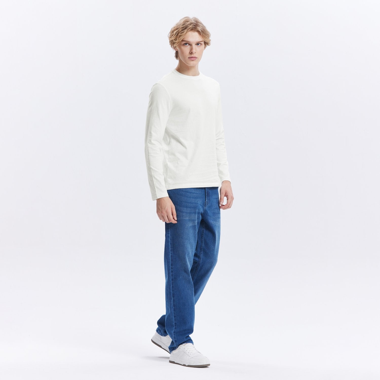 Men's Cotton Jersey Regular Crewneck Tee - Image 2