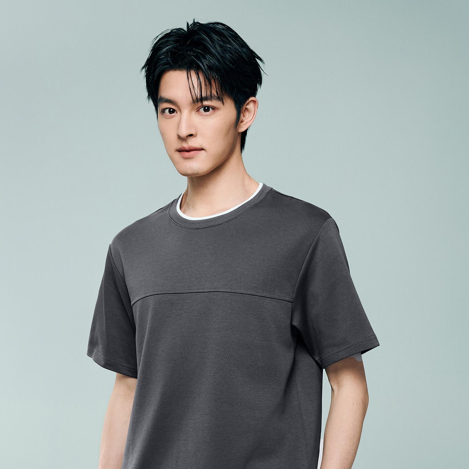 Men's Interlock Crew Neck Short Sleeve Regular Tee - Image 3