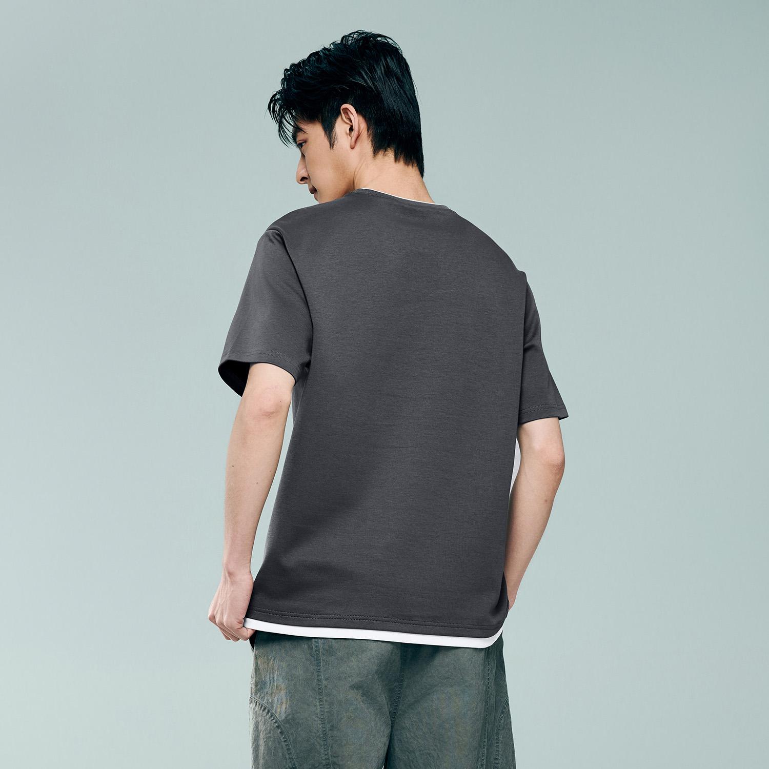 Men's Interlock Crew Neck Short Sleeve Regular Tee - Image 4