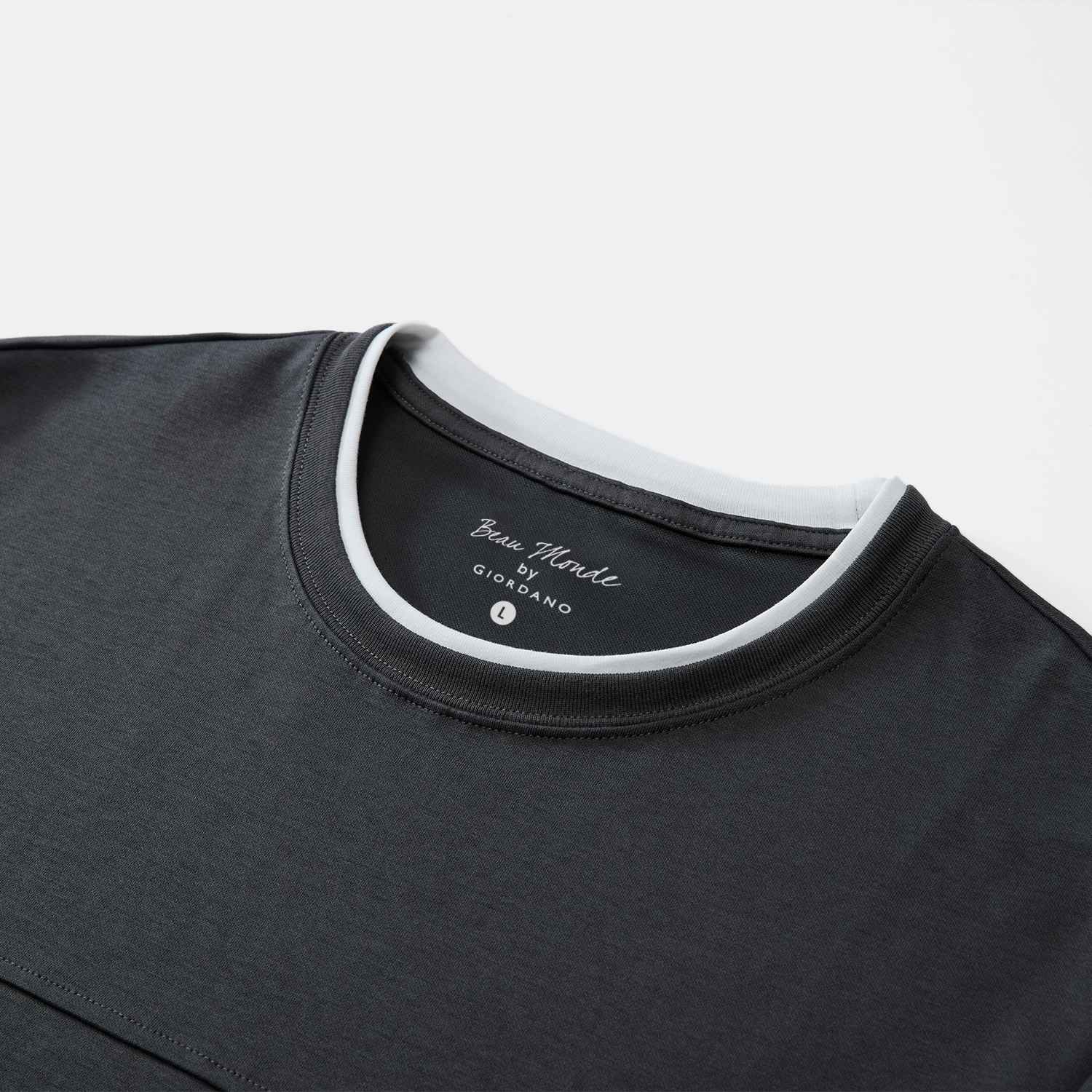 Men's Interlock Crew Neck Short Sleeve Regular Tee - Image 7