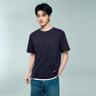Men's Interlock Crew Neck Short Sleeve Regular Tee - Image 1