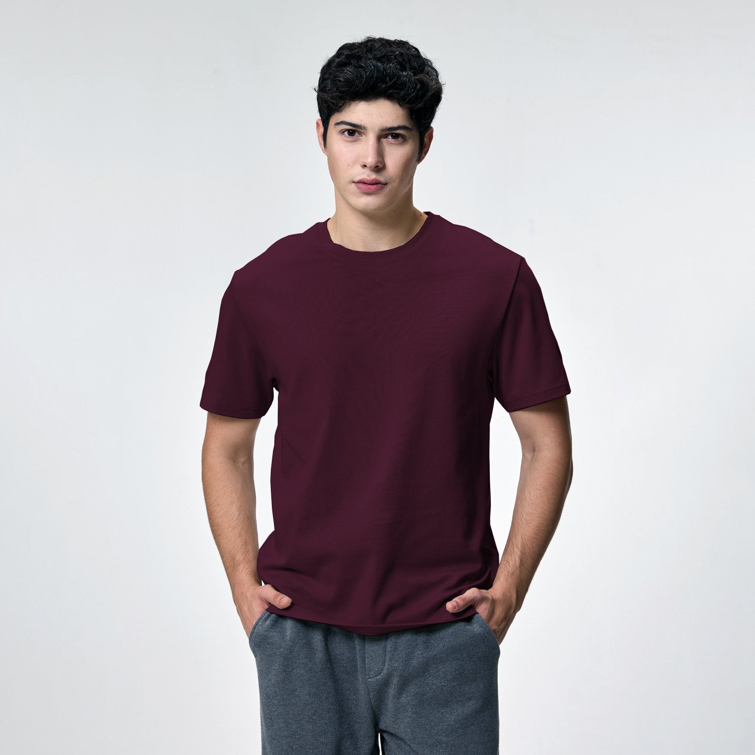 Men's Interlock Crew Neck Short Sleeve Regular Tee - Image 1