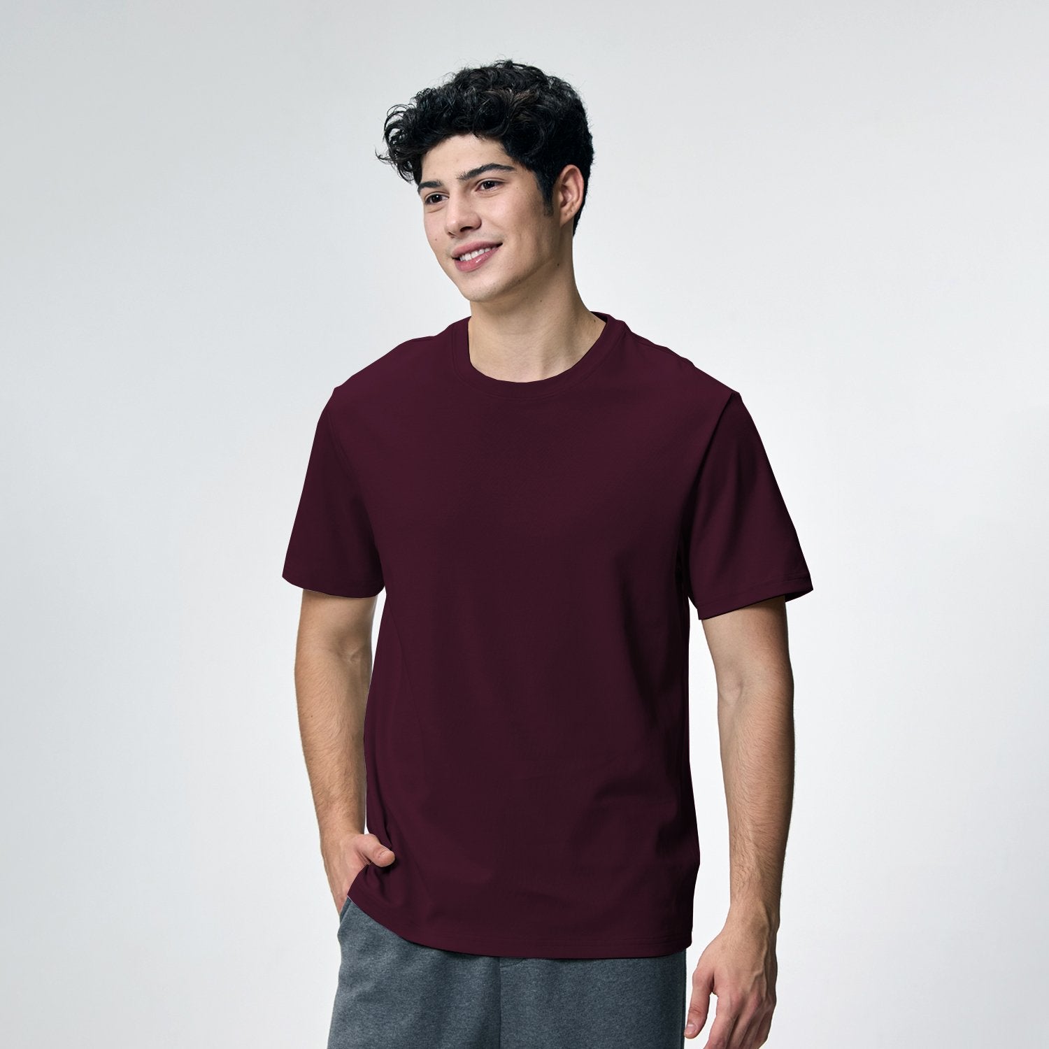 Men's Interlock Crew Neck Short Sleeve Regular Tee - Image 2