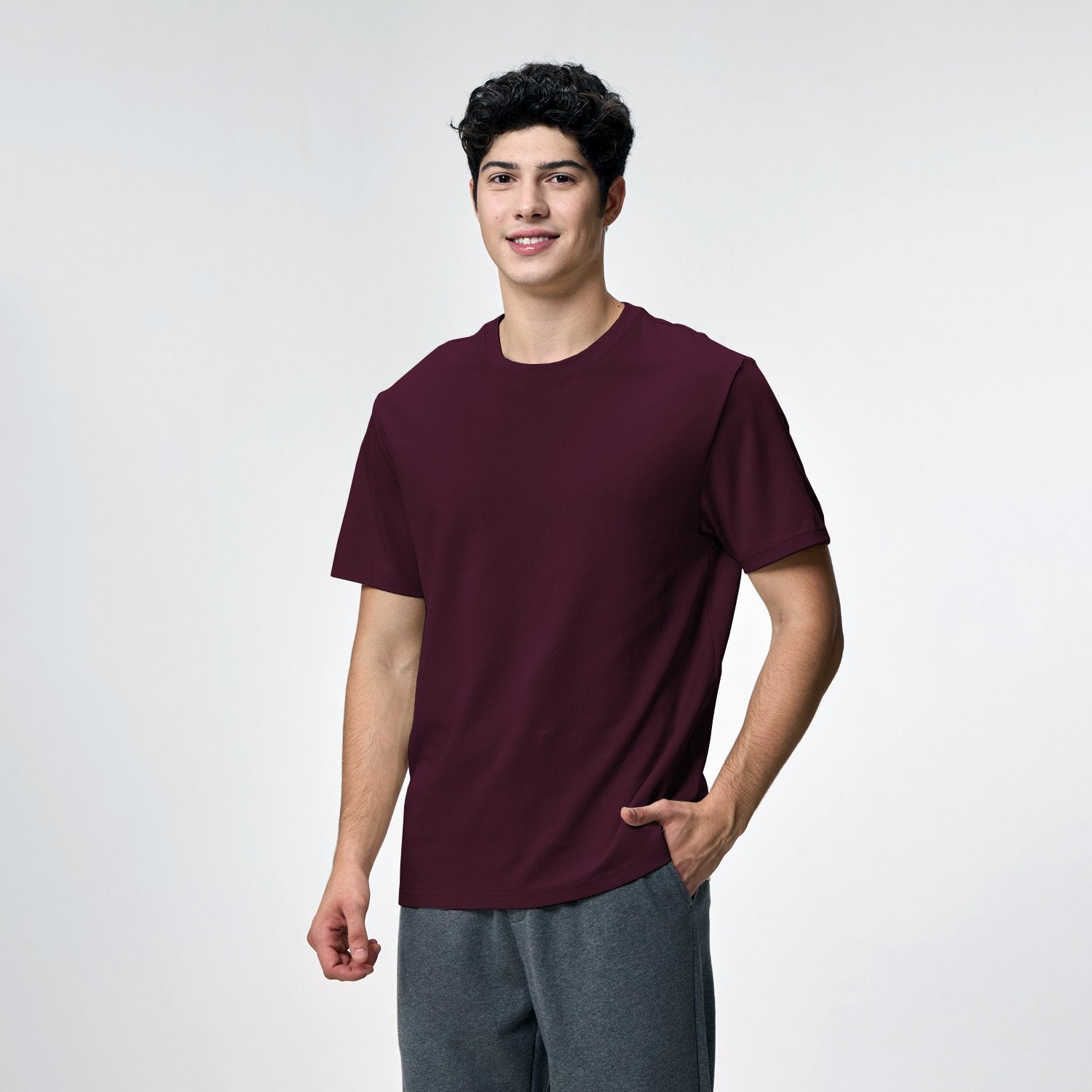 Men's Interlock Crew Neck Short Sleeve Regular Tee - Image 3