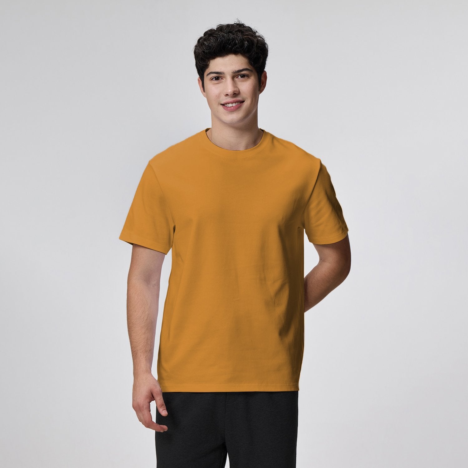 Men's Interlock Crew Neck Short Sleeve Regular Tee - Image 1