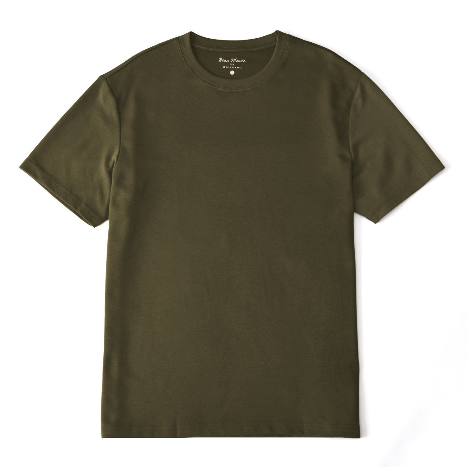 Men's Interlock Crew Neck Short Sleeve Regular Tee - Image 1