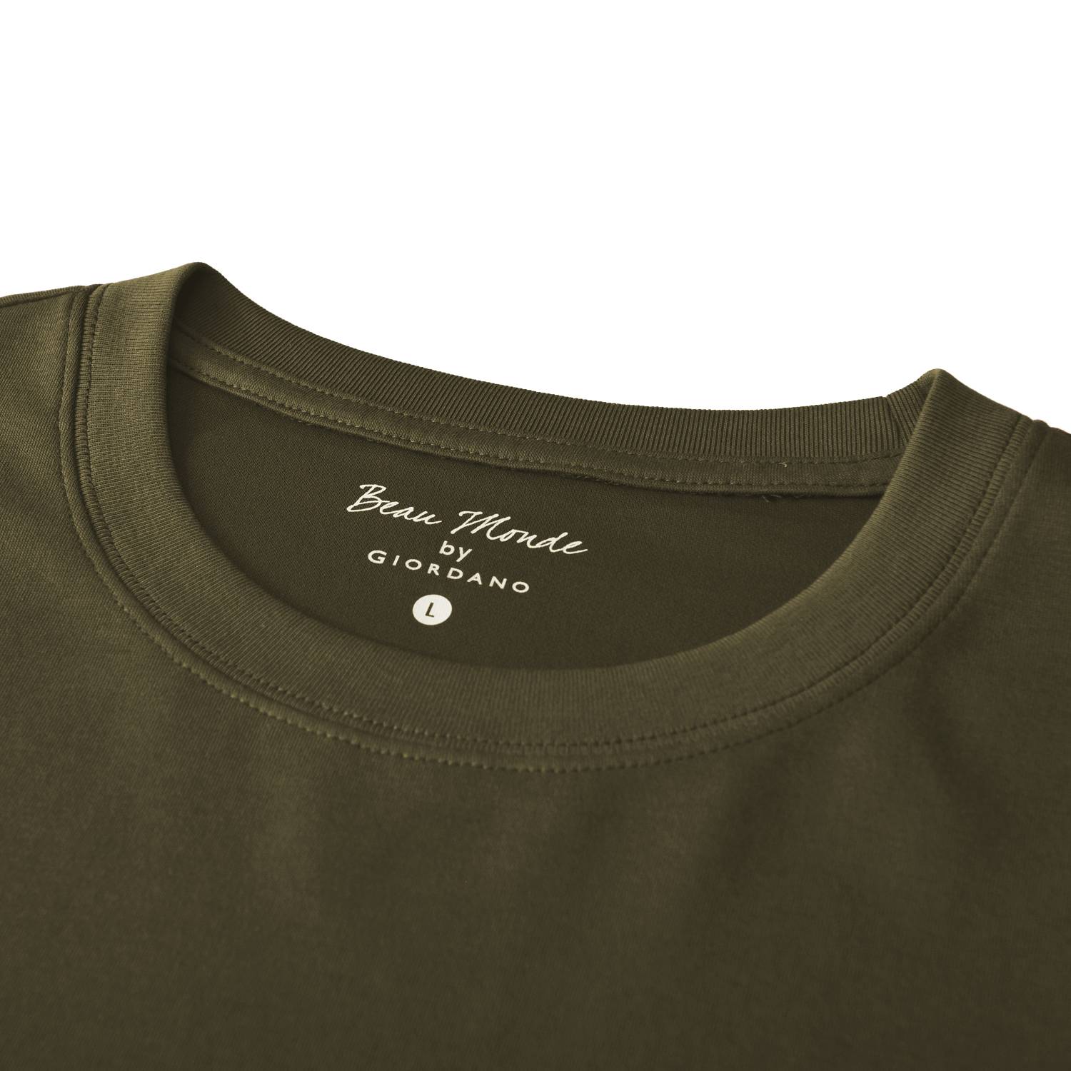 Men's Interlock Crew Neck Short Sleeve Regular Tee - Image 3