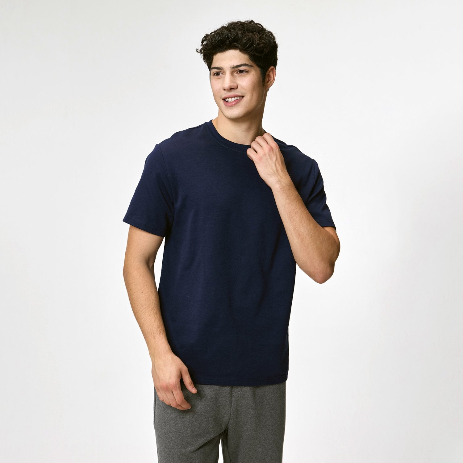 Men's Interlock Crew Neck Short Sleeve Regular Tee - Image 2