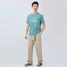 Men's Crew Neck Short Sleeve Regular Fit Print Tee - Image 2