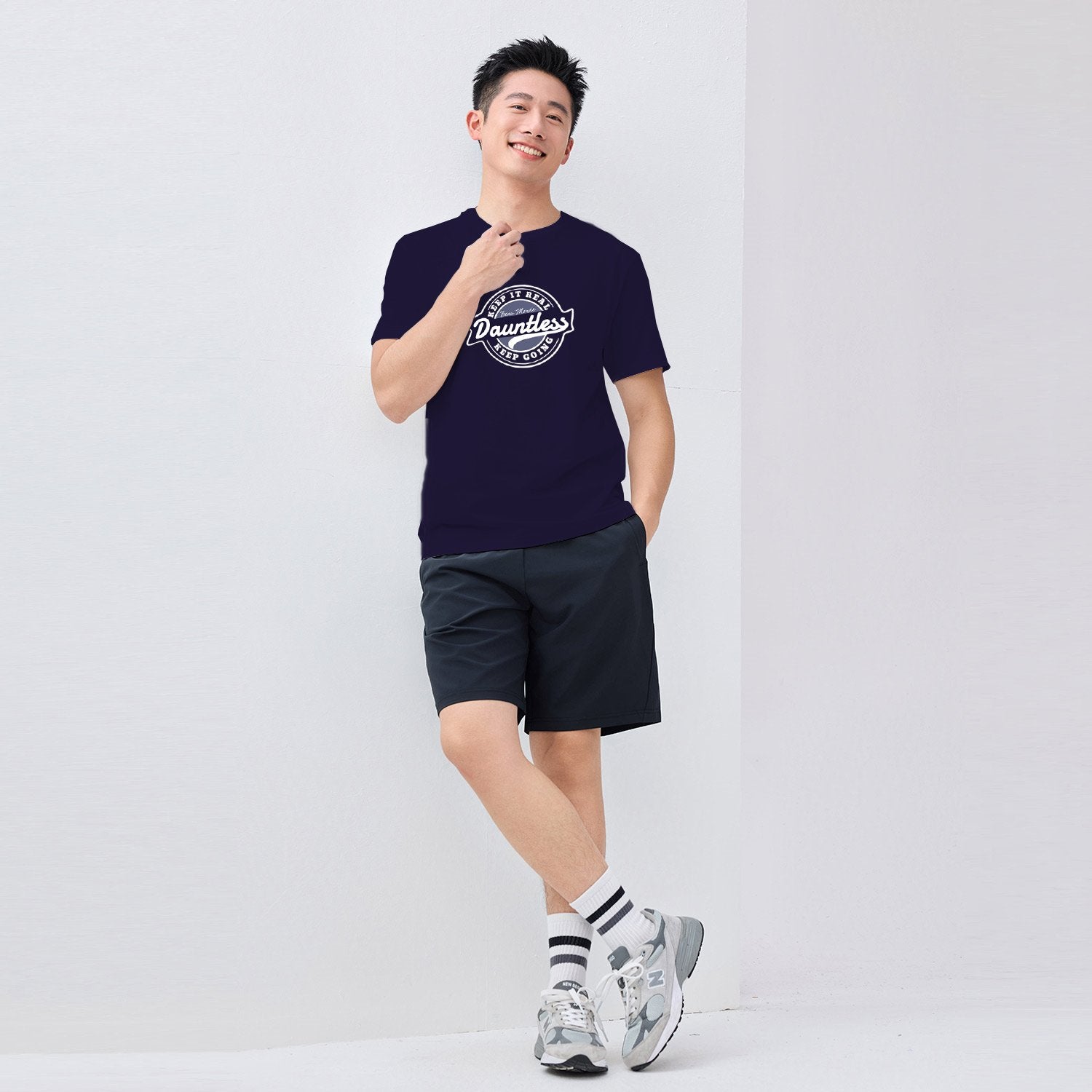 Men's Crew Neck Short Sleeve Regular Fit Print Tee - Image 2