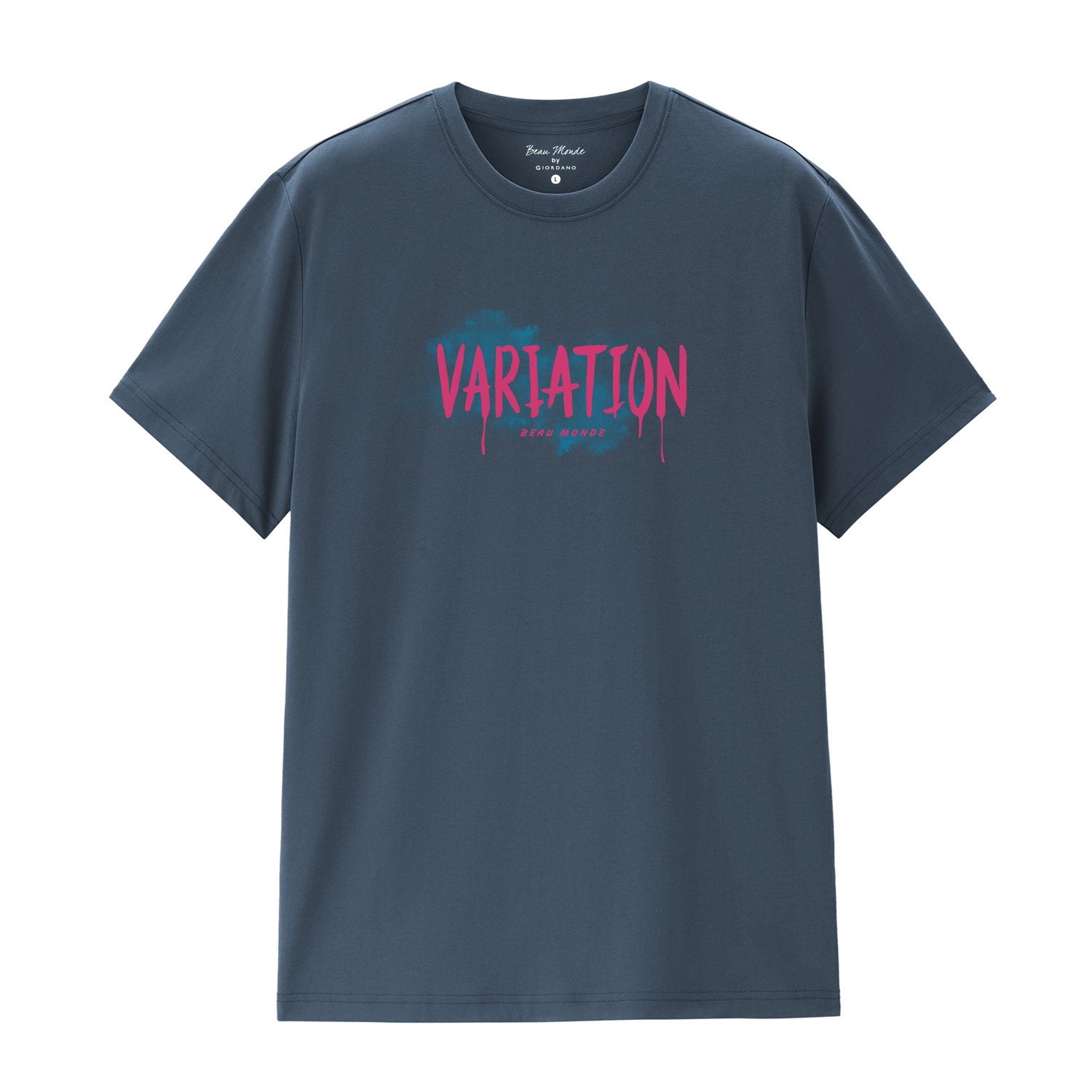 Men's Crew Neck Short Sleeve Regular Fit Print Tee - Image 2