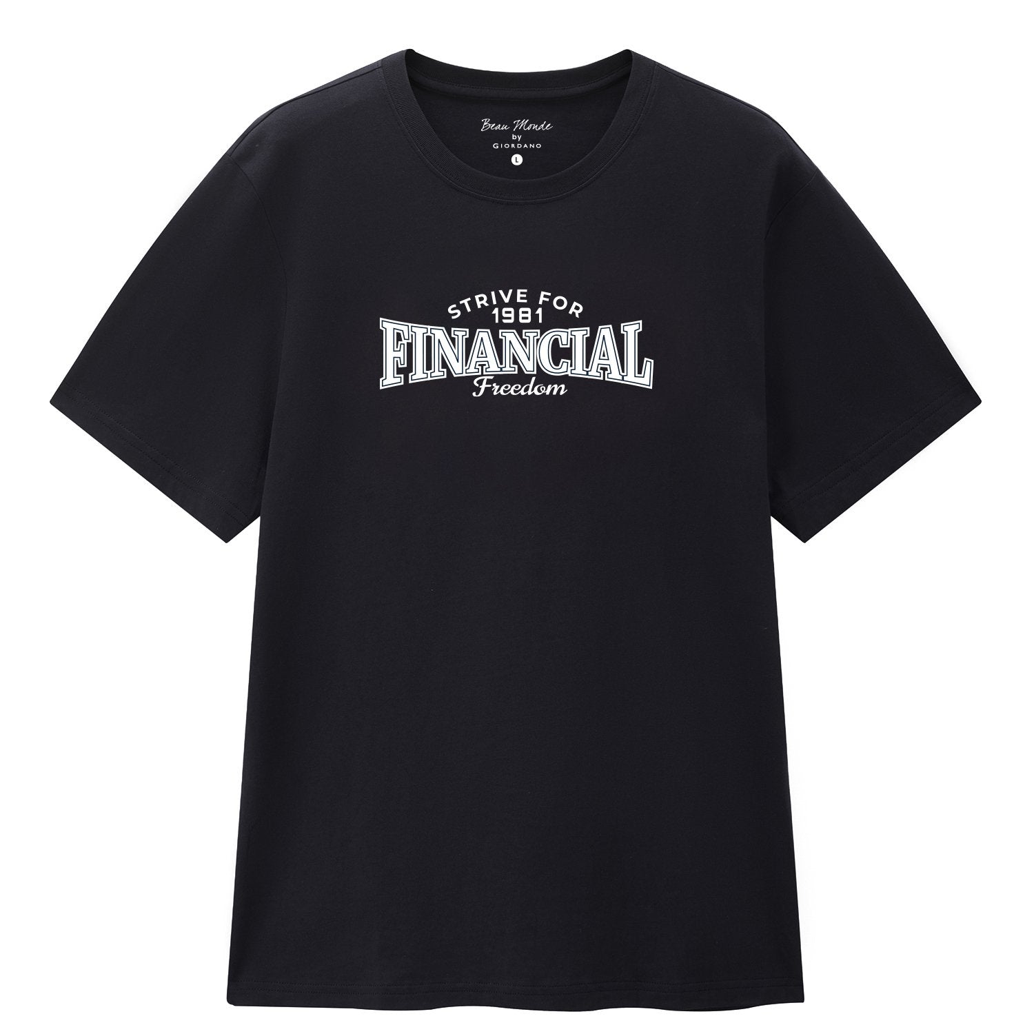 Men's Crew Neck Short Sleeve Regular Fit Print Tee - Image 3