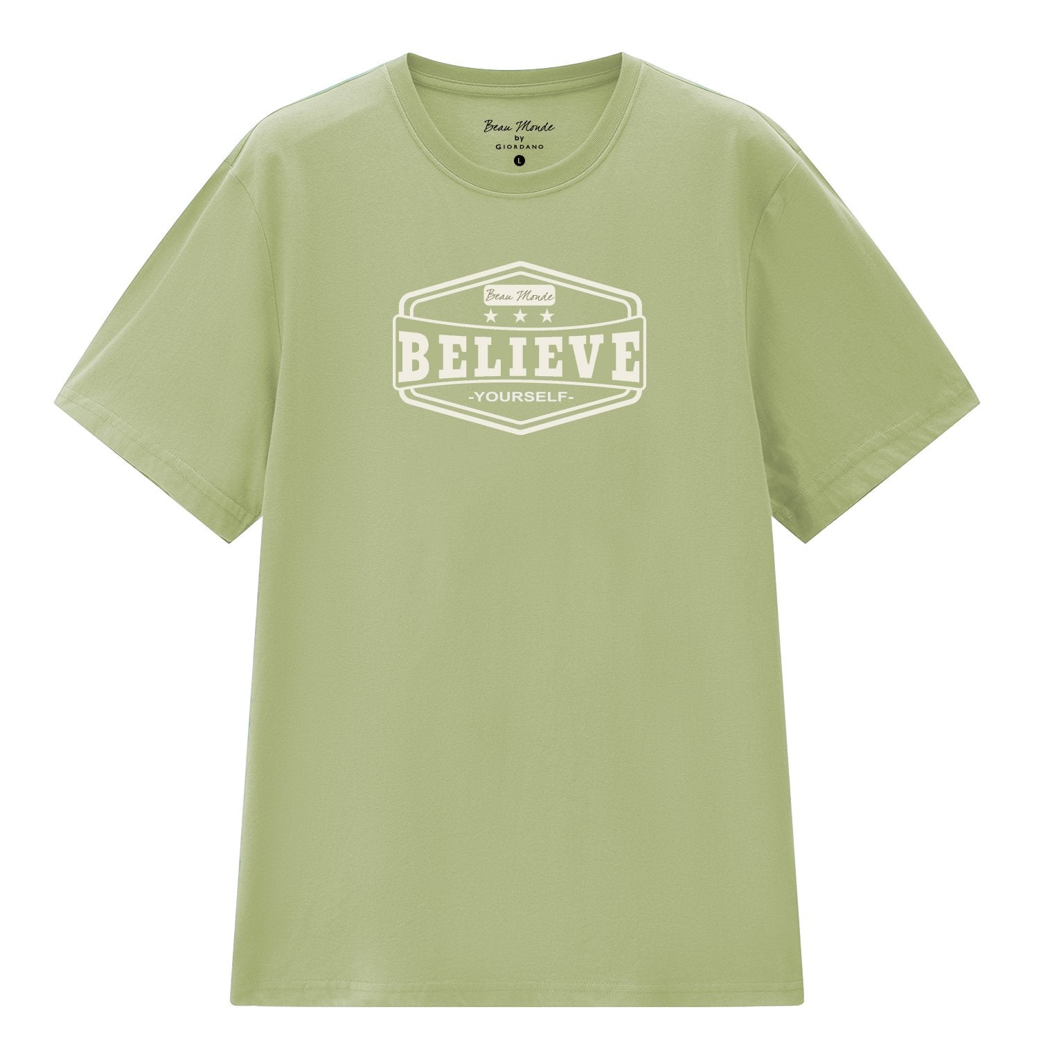 Men's Crew Neck Short Sleeve Regular Fit Print Tee - Image 3