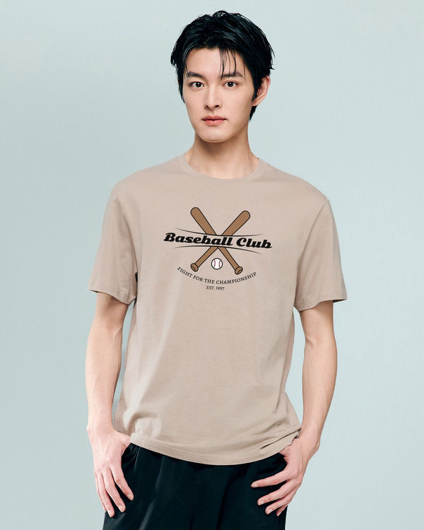 Quick buy Men's Crew Neck Short Sleeve Regular Fit Print Tee