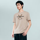 Men's Crew Neck Short Sleeve Regular Fit Print Tee - Image 3