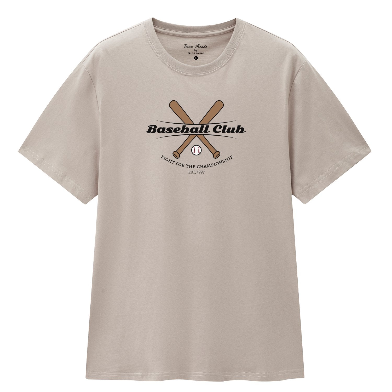 Men's Crew Neck Short Sleeve Regular Fit Print Tee - Image 4