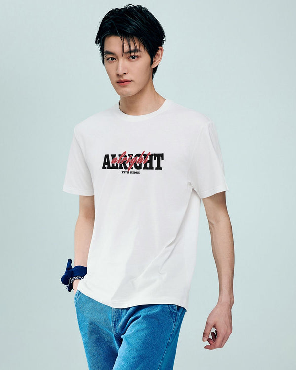 Quick buy Men's Crew Neck Short Sleeve Regular Fit Print Tee