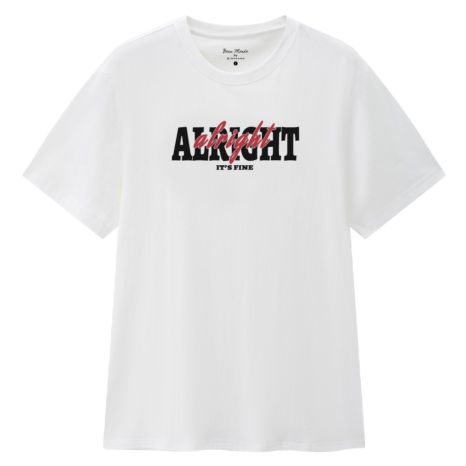 Men's Crew Neck Short Sleeve Regular Fit Print Tee - Image 2