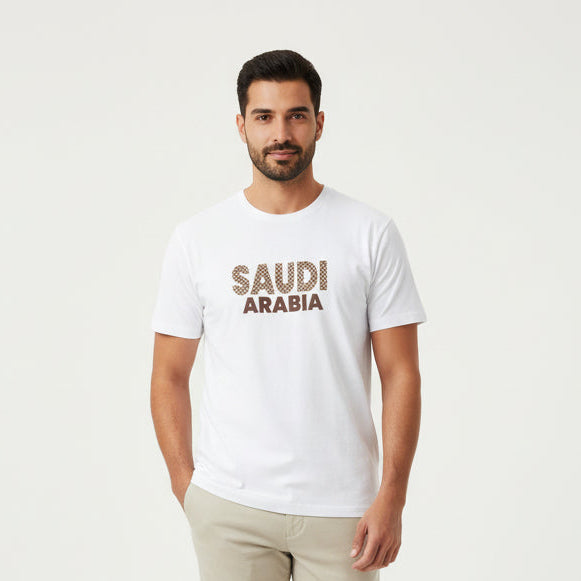 Men's Cotton Saudi National Day Print Tee - Image 3