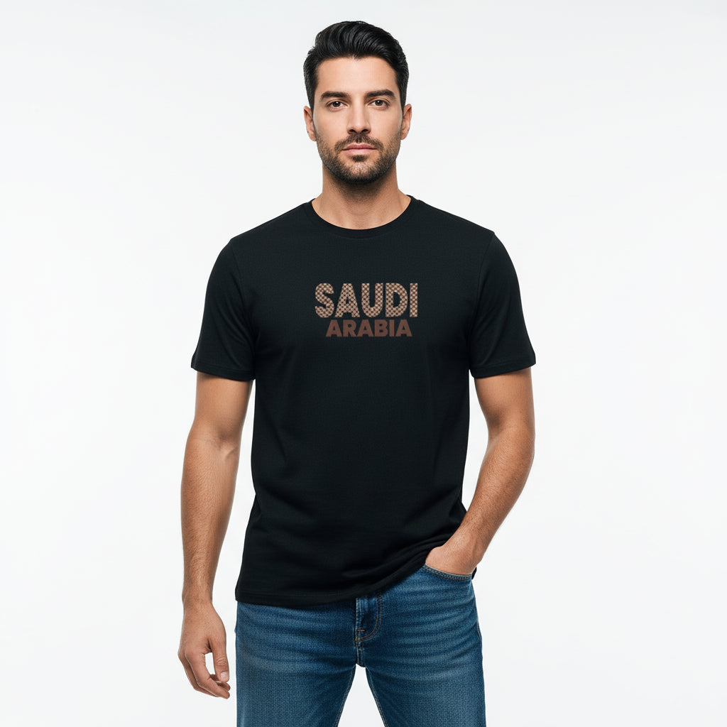 Men's Cotton Saudi National Day Print Tee - Image 1