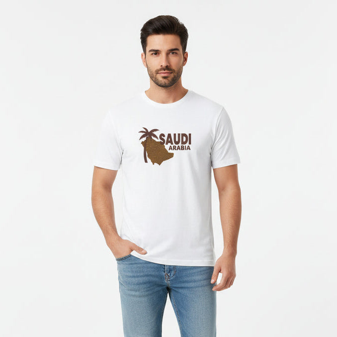 Men's Cotton Saudi National Day Print Tee - Image 3