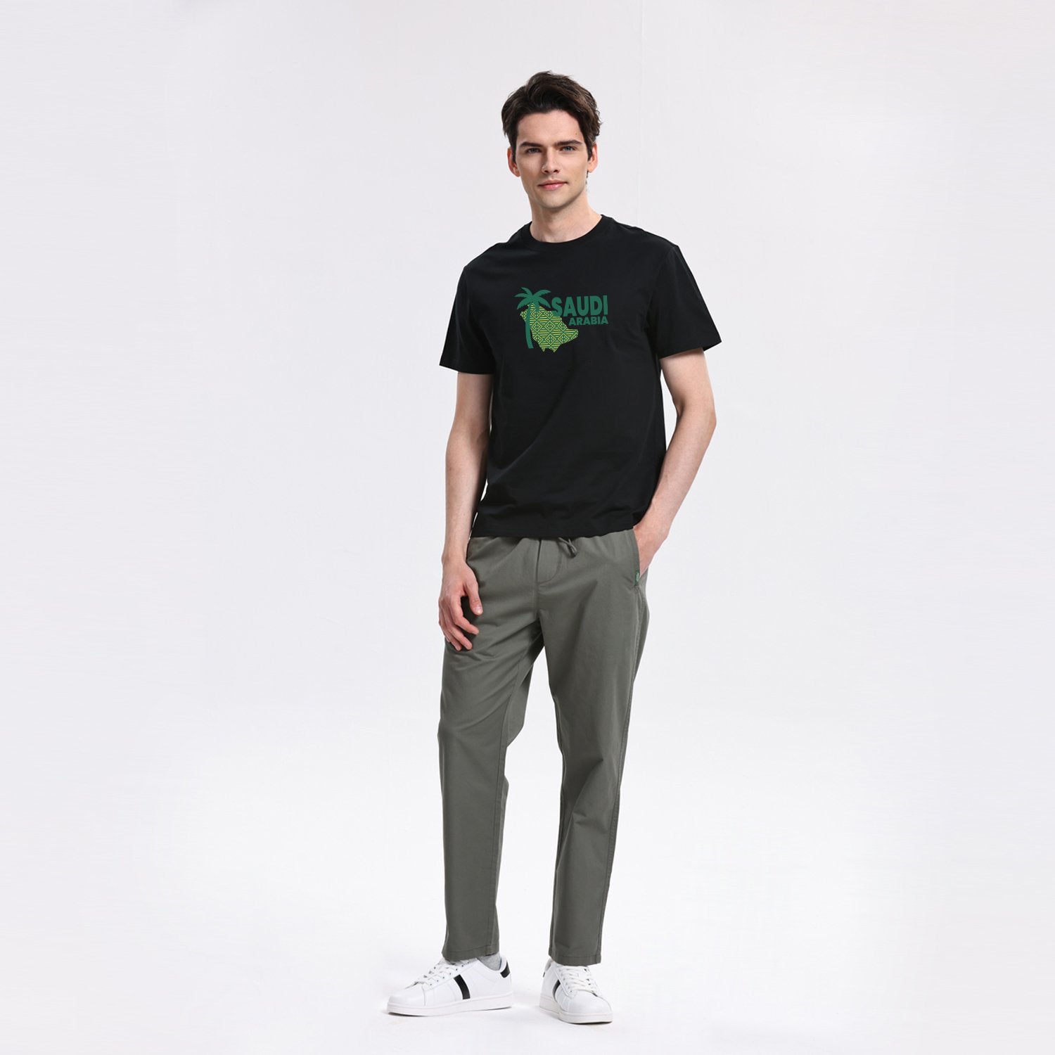 Men's Cotton Saudi National Day Print Tee - Image 2