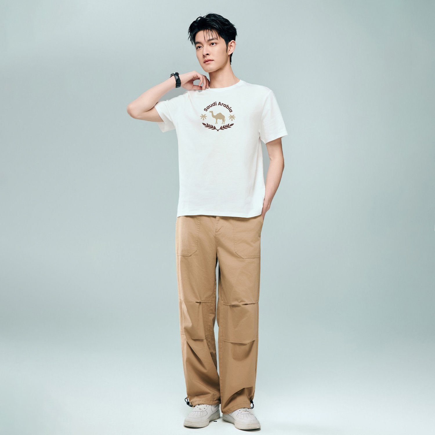 Men's Cotton Saudi National Day Print Tee - Image 2