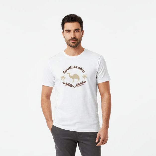 Men's Cotton Saudi National Day Print Tee - Image 3