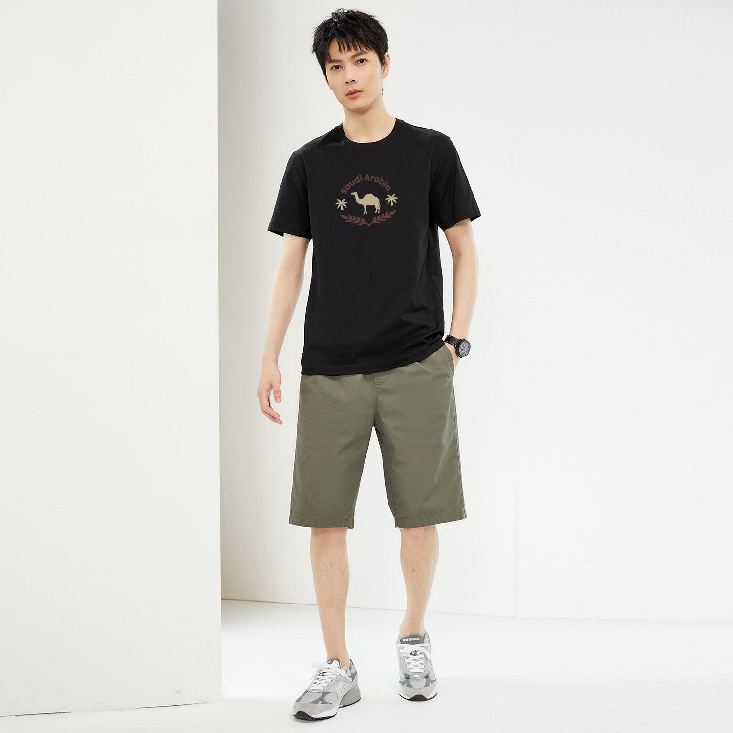 Men's Cotton Saudi National Day Print Tee - Image 2