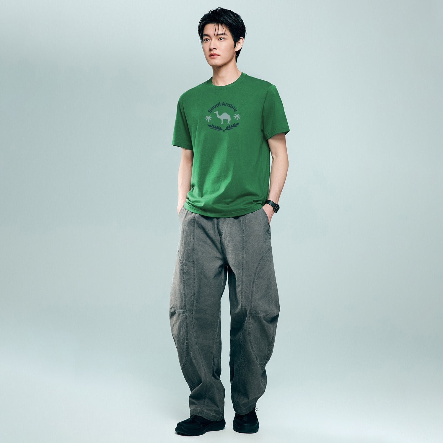 Men's Cotton Saudi National Day Print Tee - Image 2