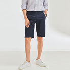 Men's Mid Rise Regular Elastic Waist Shorts - Image 1