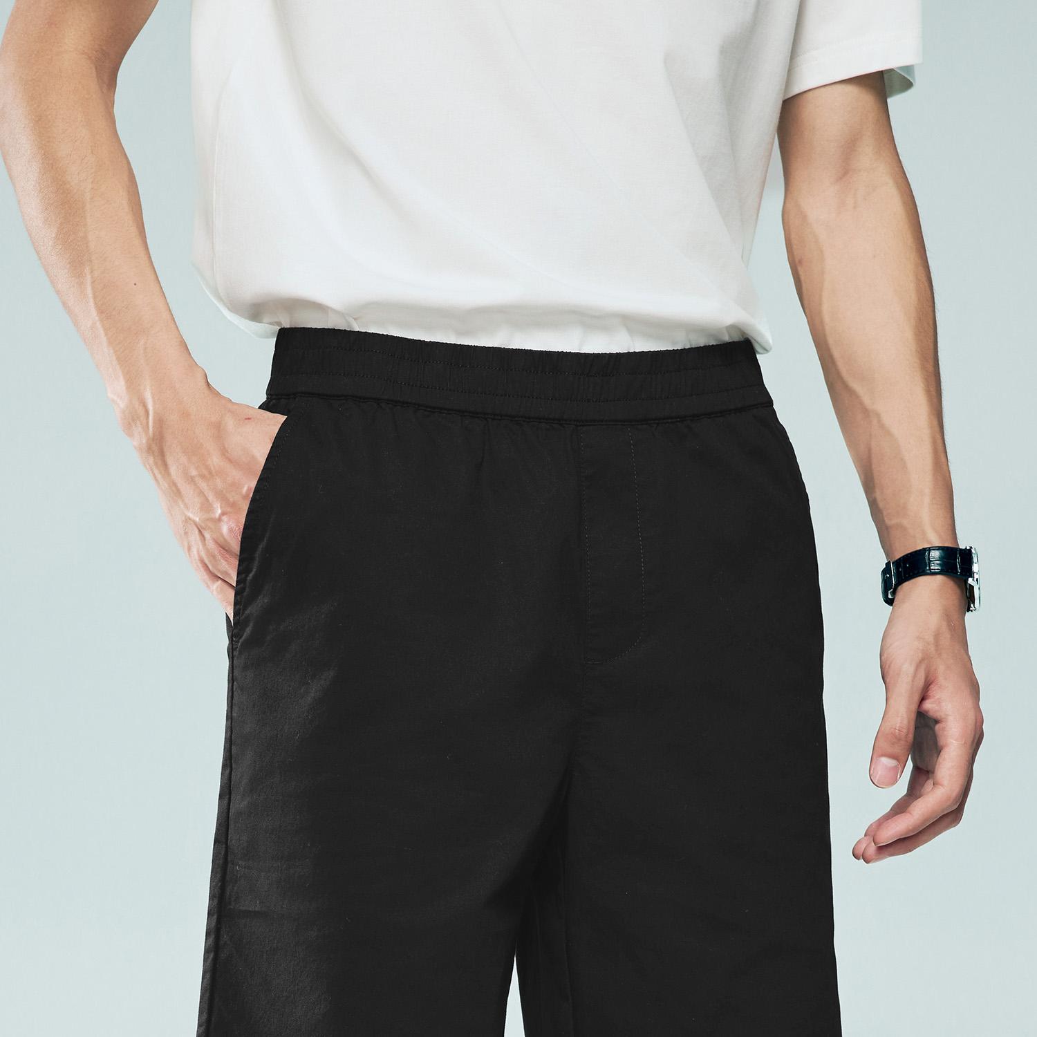 Men's Cotton Twill Mid Rise Regular Fit Shorts - Image 3
