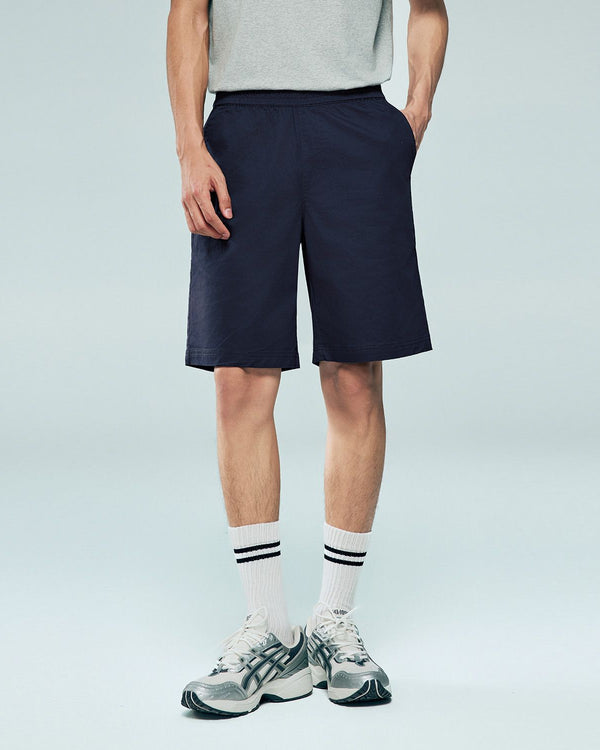 Quick buy Men's Cotton Twill Mid Rise Regular Fit Shorts