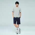 Men's Cotton Twill Mid Rise Regular Fit Shorts - Image 2