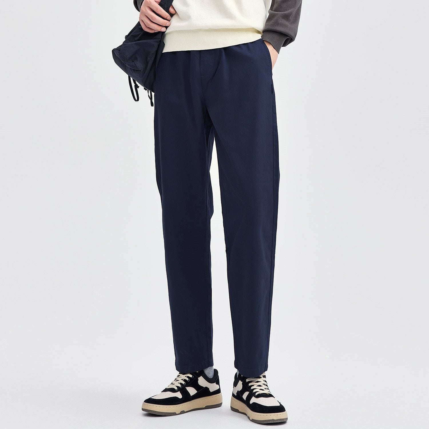 Men's Cotton Twill Mid Rise Slim Fit Chinos - Image 2