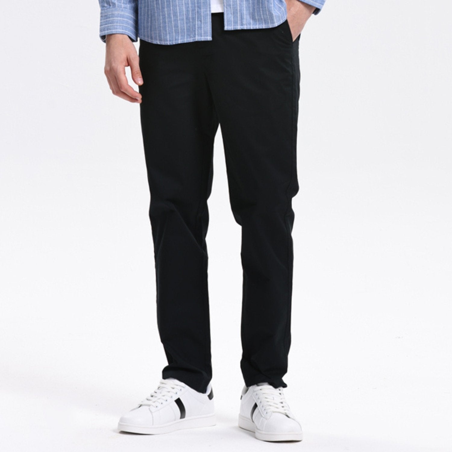 Men's Twill Regular Fit Pants - Image 1