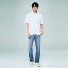 Men's Denim Mid Rise Slim Zipper Jeans - Image 6