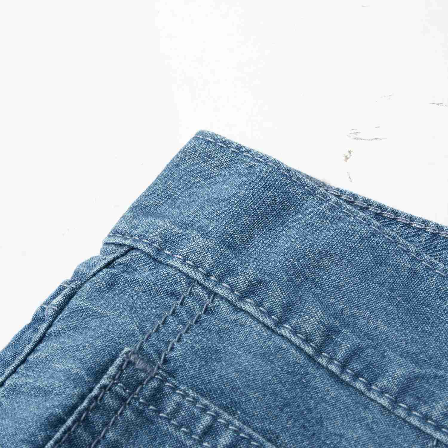 Men's Denim Mid Rise Slim Zipper Jeans - Image 10