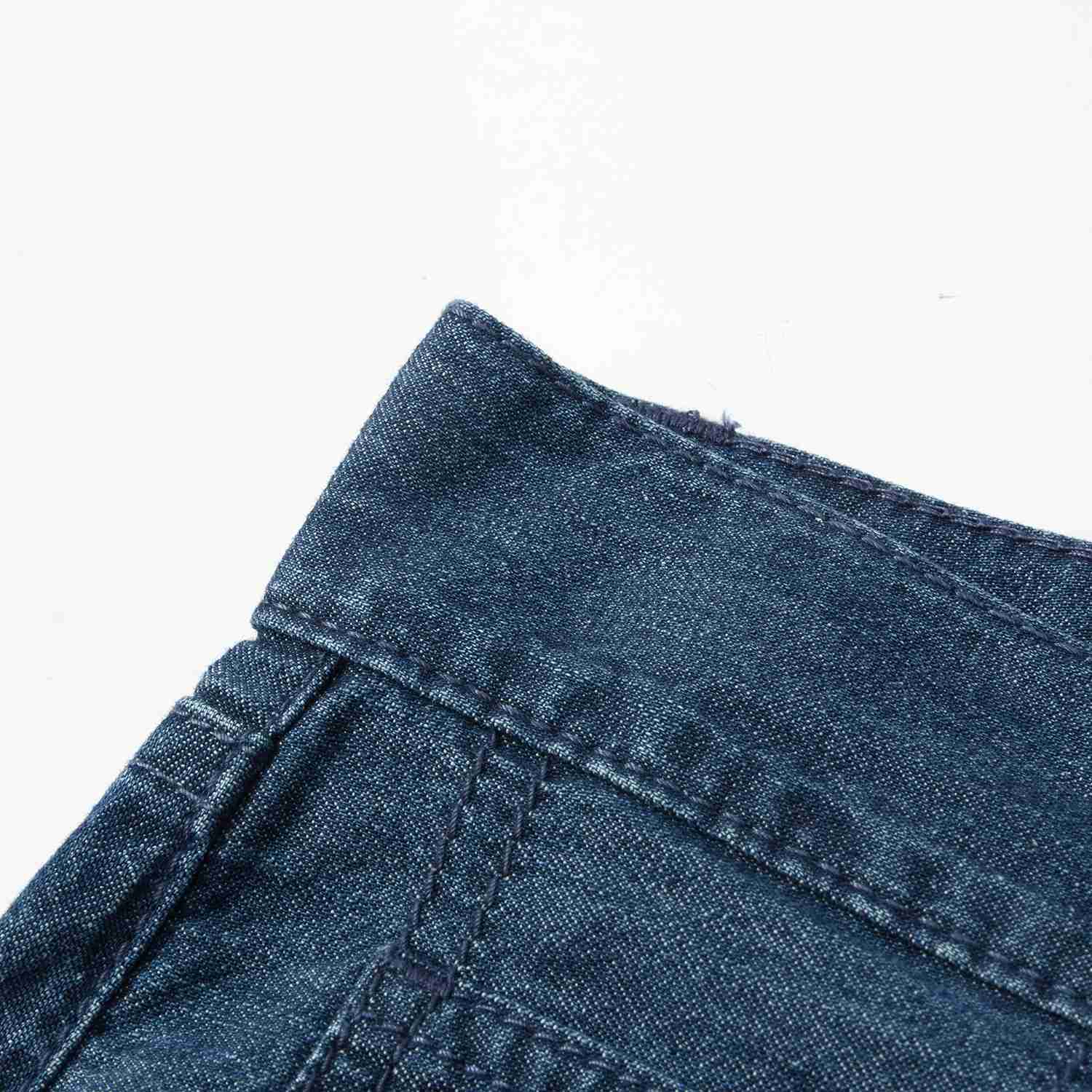 Men's Denim Mid Rise Slim Zipper Jeans - Image 10