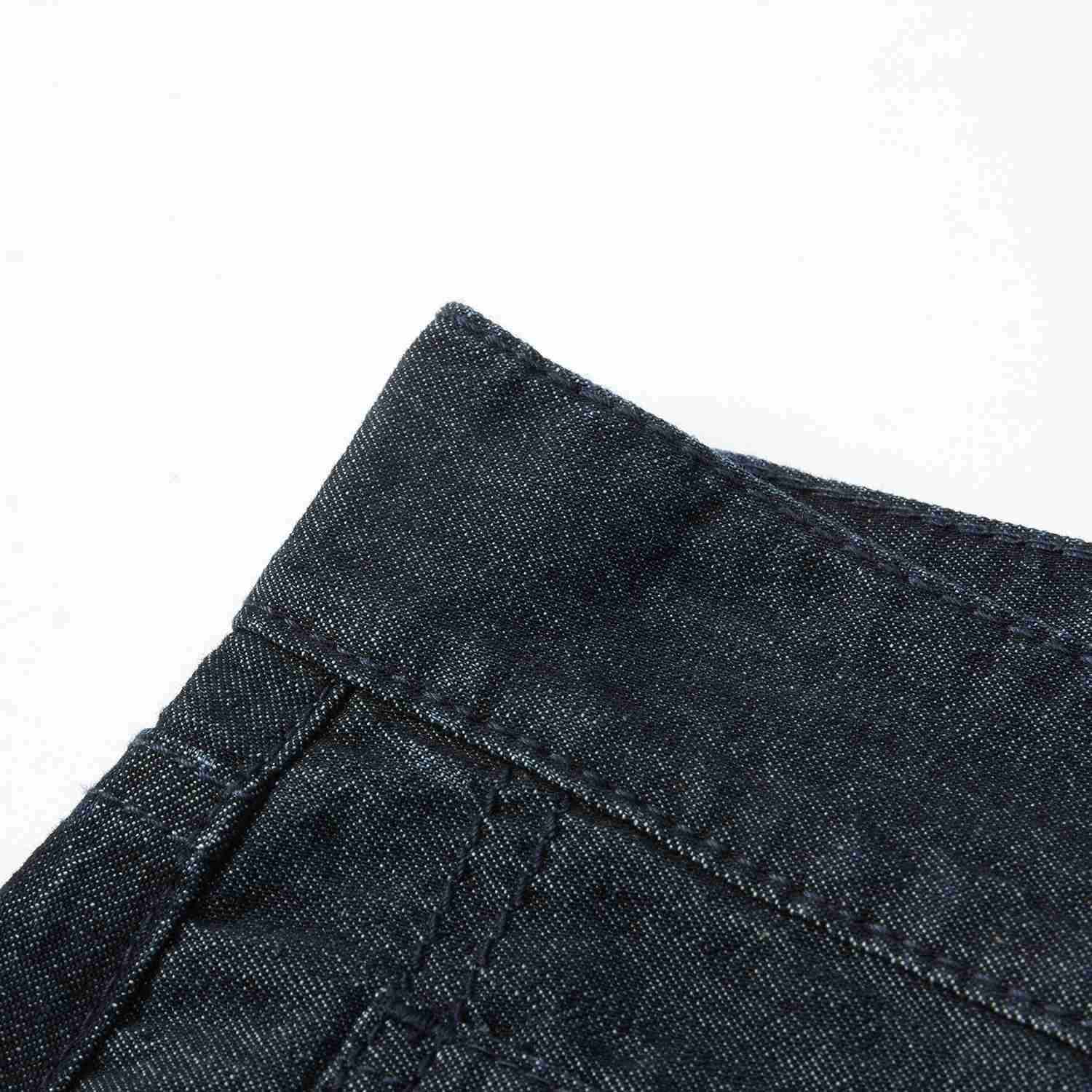 Men's Denim Mid Rise Slim Zipper Jeans - Image 10