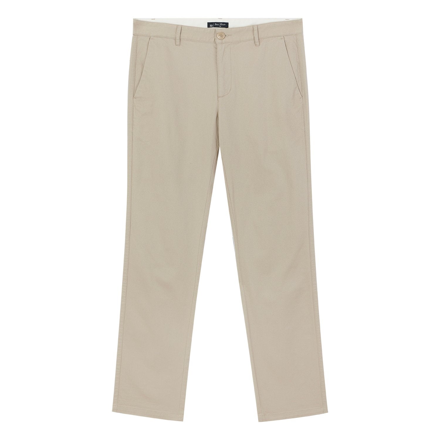 Men's Twill Mid Rise Regular Zipper Pants - Image 2