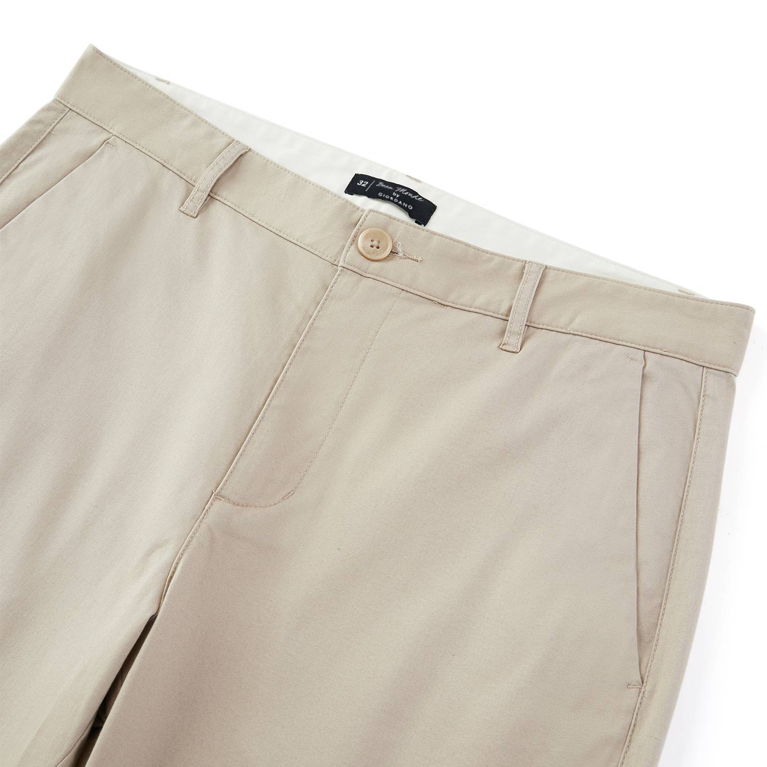 Men's Twill Mid Rise Regular Zipper Pants - Image 4