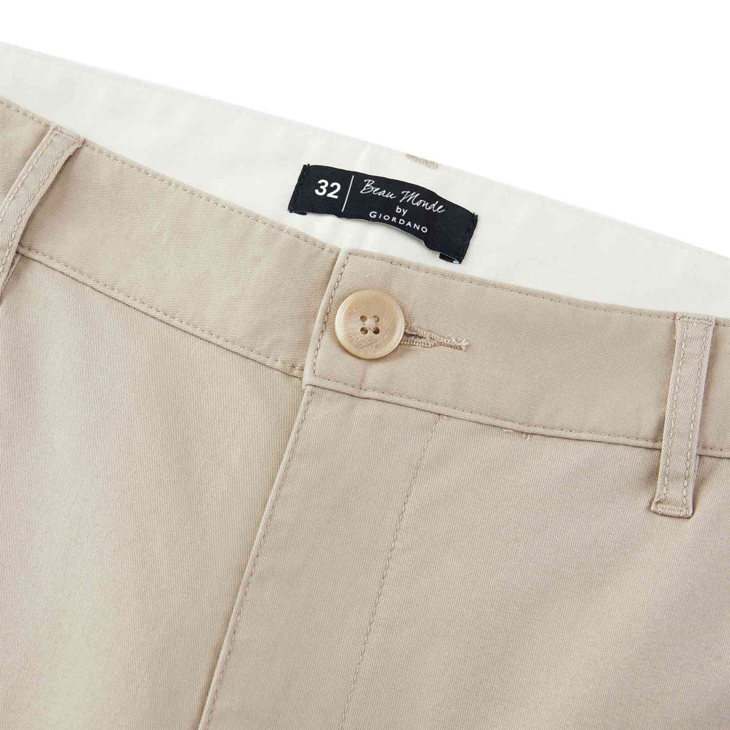 Men's Twill Mid Rise Regular Zipper Pants - Image 6