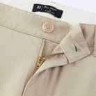 Men's Twill Mid Rise Regular Zipper Pants - Image 7