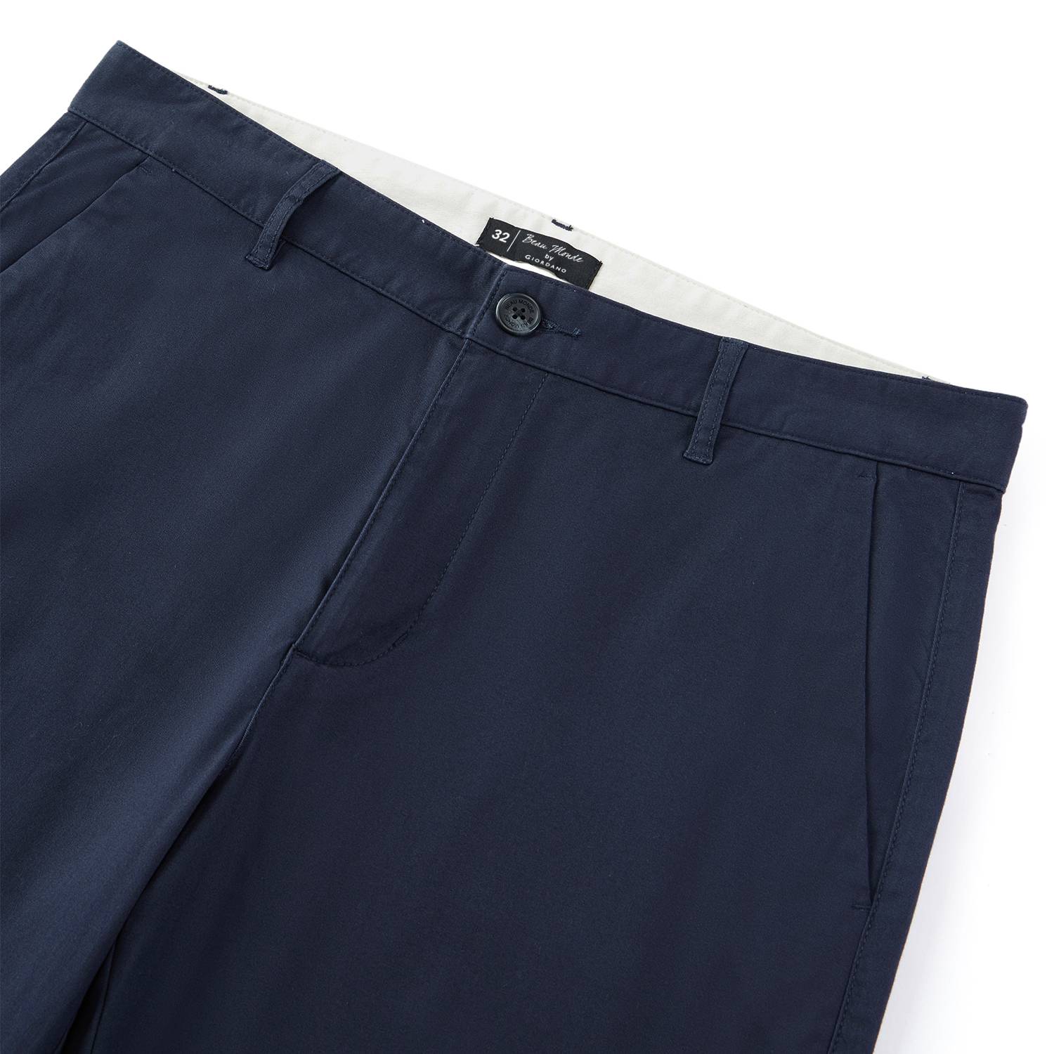 Men's Twill Mid Rise Regular Zipper Pants - Image 4