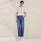 Men's Cotton Denim Mid Rise Regular Zipper Jeans - Image 6