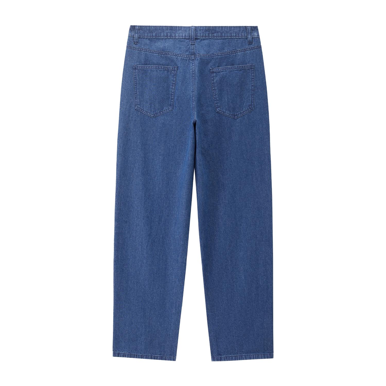 Men's Cotton Denim Mid Rise Regular Zipper Jeans - Image 9