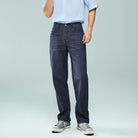 Men's Cotton Denim Mid Rise Regular Zipper Jeans - Image 6